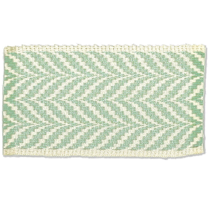 Riley 4 Mineral by Stout Designer Trim NEW WORLD TAPES & BORDERS 100%SVI GERMANY Horizontal: 0.5 and Vertical: 0 2.25 in - Swanky Fabrics -