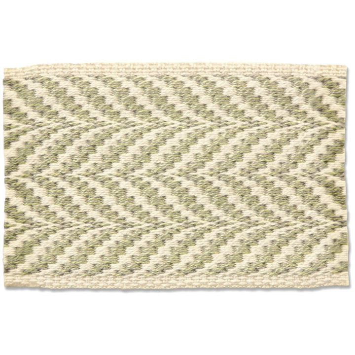 Riley 5 Seafoam by Stout Trim Stout Trim Riley 5 SeafoamTrim NEW WORLD TAPES & BORDERS 100%SVI GERMANY </p><p>Repeat: H: 0.500, V: 0.000 2.25 in - Fabric Carolina -