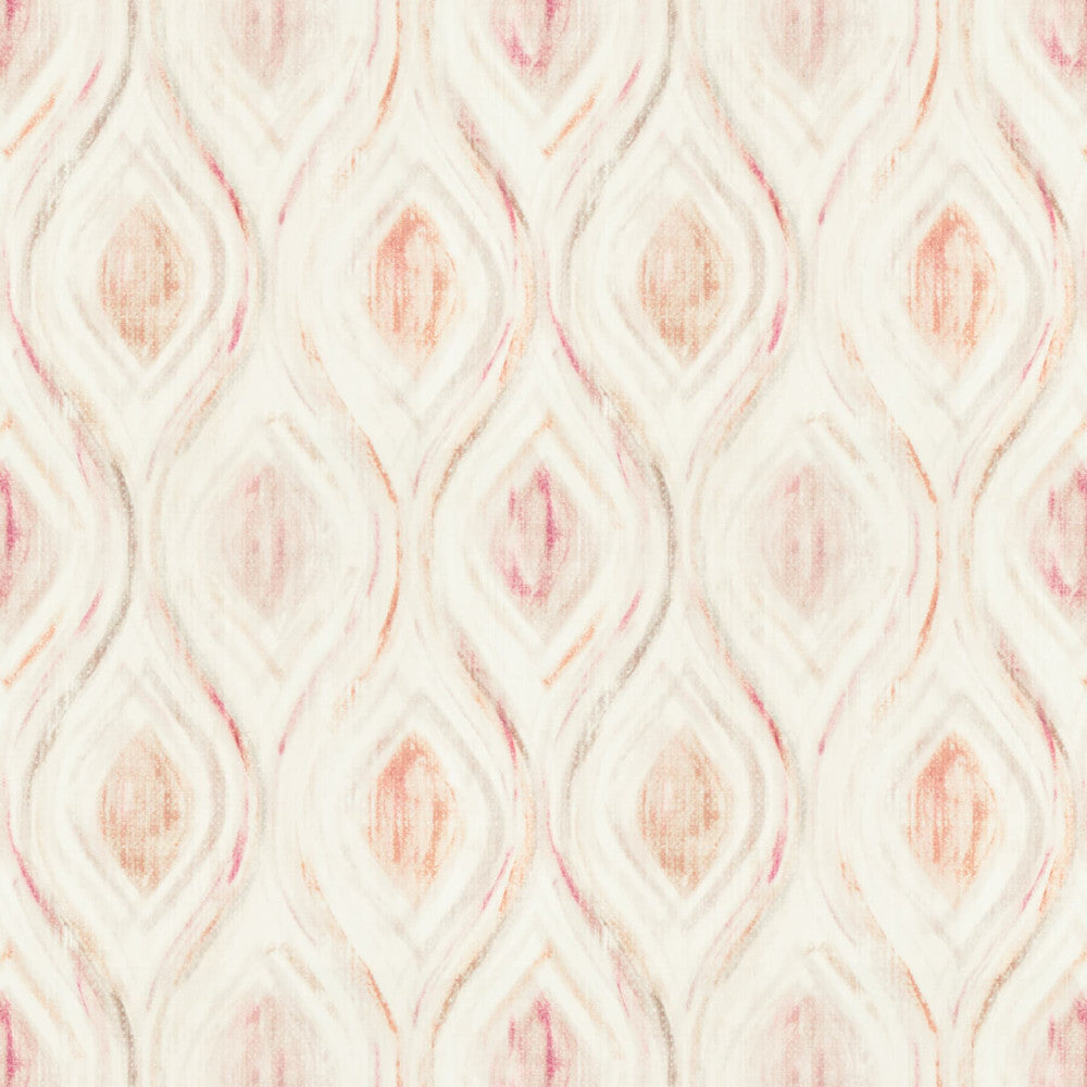 Rissana 1 Rosewood by Stout Designer Fabric Rainbow Library Blush/Sorbet 100% Cotton INDIA CATB 117-2013 WYZENBEEK 10 000 DOUBLE RUB WEAR TEST (MEDIUM DUTY) Horizontal: 13.75 and Vertical: 13.5 54 in - Swanky Fabrics -