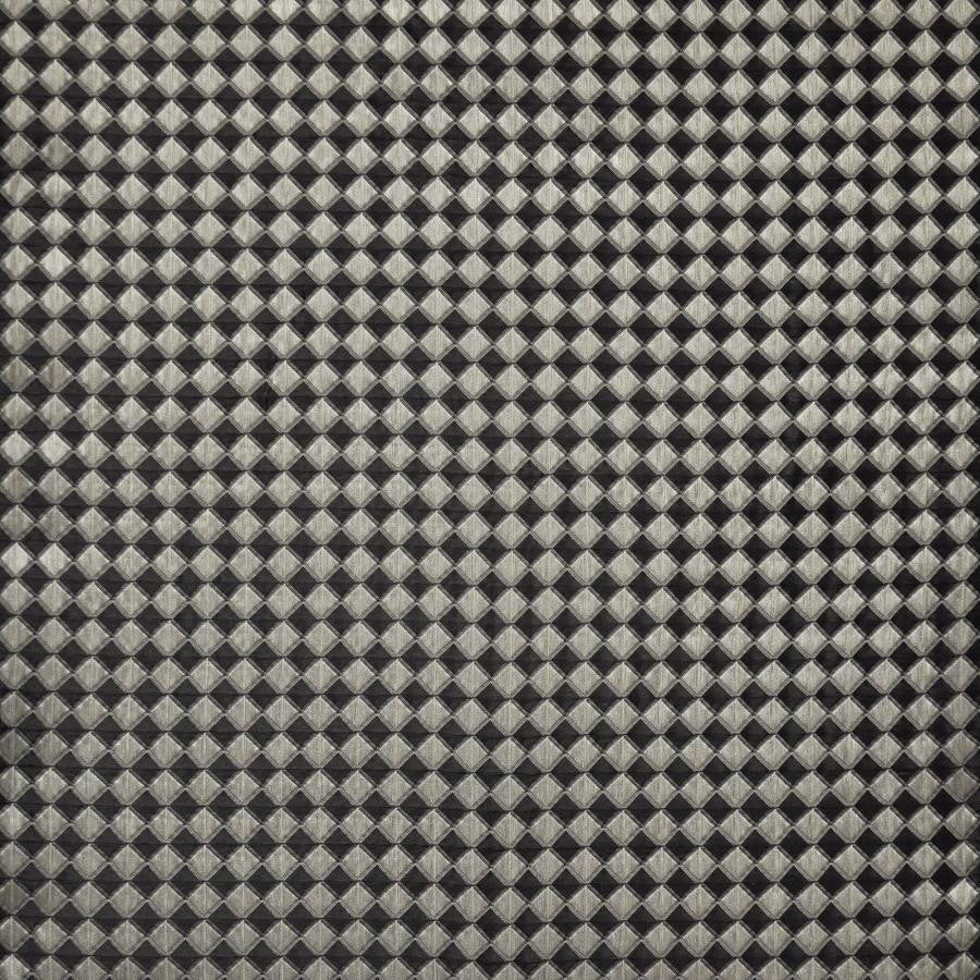 Royce # 2811 Steel by Maxwell Designer Fabric Sheer Style 100% POLYESTER TURKEY V&H-0.6" 114.5" - Swanky Fabrics -