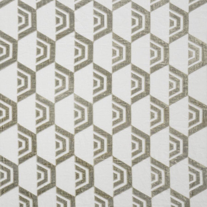 Raf # 276 Mink by Maxwell Designer Fabric Telafina Season Xii 100% LINEN NONE INDIA V-7.9"H-4.75" 54"EMB51.5 - Swanky Fabrics -