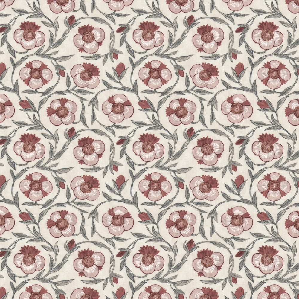 Robert 3 Claret by Stout Fabric Stout Fabric Robert 3 ClaretFabric RAINBOW LIBRARY TEAROSE/SPICE 50%COT 35%SVI 15%LIN INDIA </p><p>Repeat: H: 11.000, V: 10.750 55 in - Fabric Carolina -