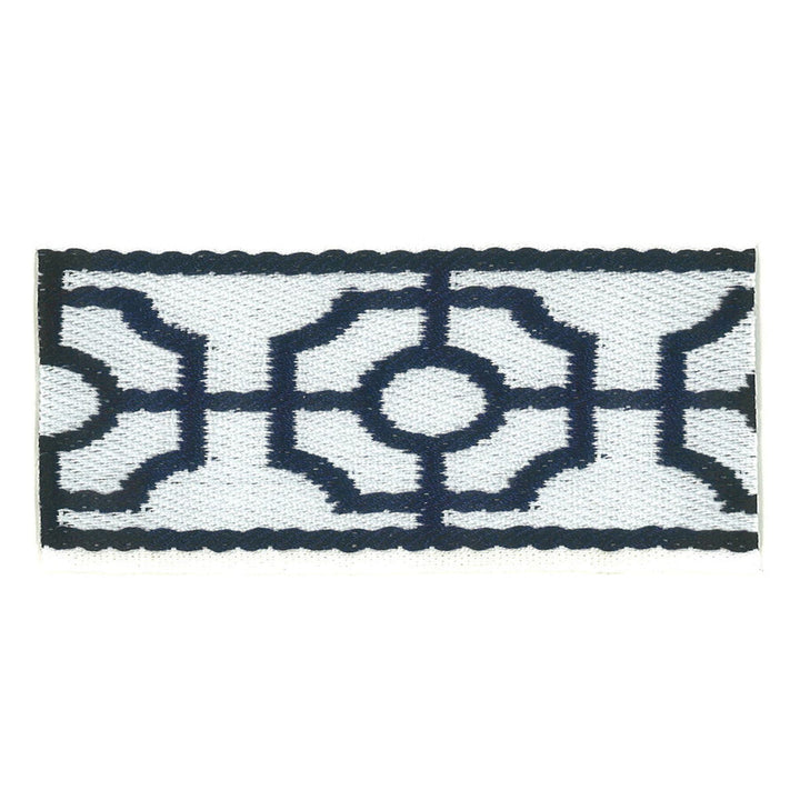 Rocco 2 Navy by Stout Trim Stout Trim Rocco 2 NavyTrim INSIGHTS TRIM CHINA </p><p>Repeat: H: 1.875, V: 0.000 2 in - Fabric Carolina -