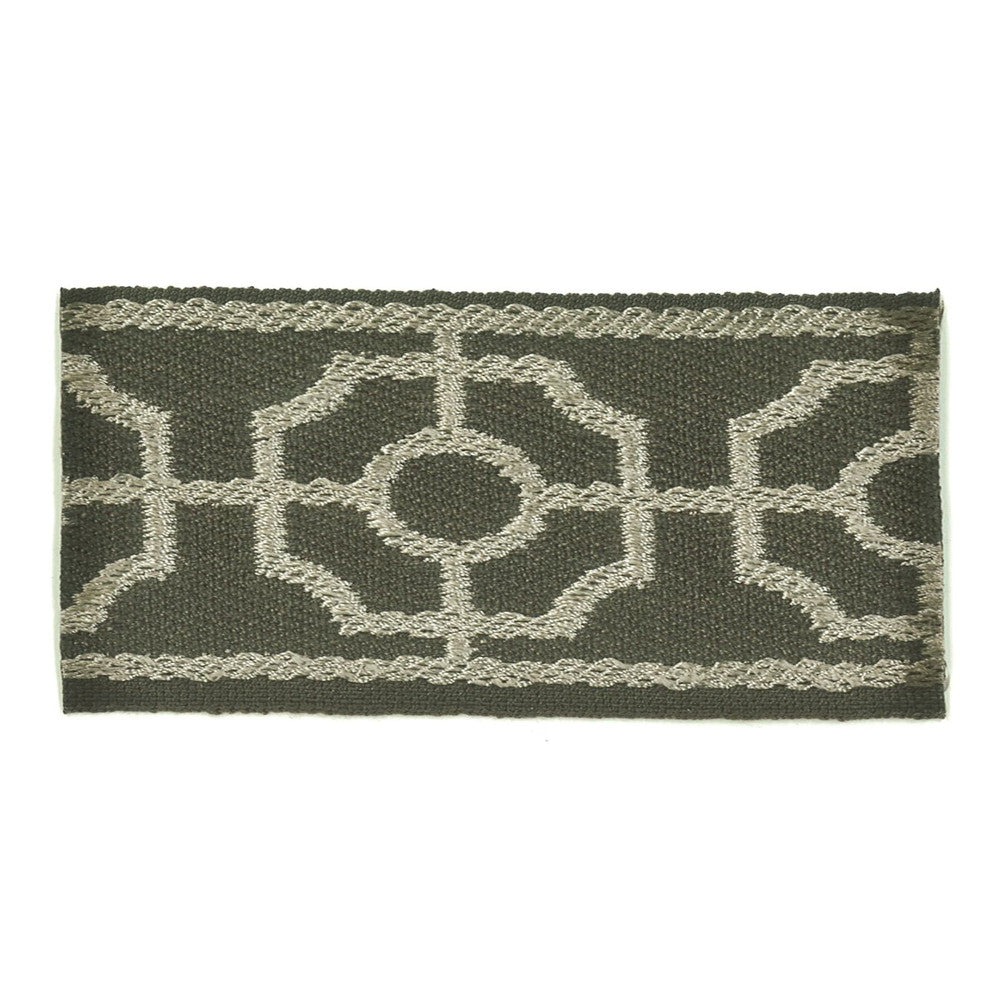 Rocco 3 Gunmetal by Stout Trim Stout Trim Rocco 3 GunmetalTrim INSIGHTS TRIM 54%POL 46%SVI CHINA </p><p>Repeat: H: 1.875, V: 0.000 2 in - Fabric Carolina -