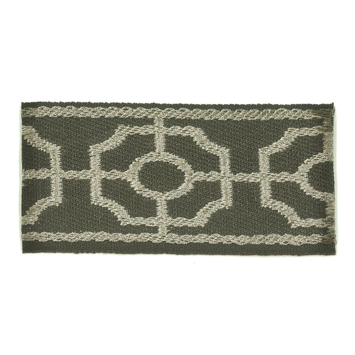 Rocco 3 Gunmetal by Stout Trim Stout Trim Rocco 3 GunmetalTrim INSIGHTS TRIM 54%POL 46%SVI CHINA </p><p>Repeat: H: 1.875, V: 0.000 2 in - Fabric Carolina -