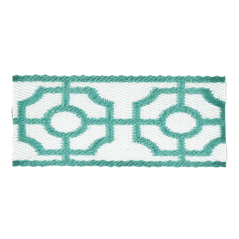 Rocco 4 Turquoise by Stout Designer Trim INSIGHTS TRIM 54%POL 46%SVI CHINA PERFORMANCE RATED FABRIC WYZENBEEK 100 000 DOUBLE RUB WEAR TEST (HEAVY DUTY) FLAME RETARDANT-U.F.A.C. CLASS 1 FLAME RETARDANT-N.F.P.A. 260A CLASS 1 CATB 117-2013 Horizontal: 1.875 and Vertical: 0.000 2 in - Swanky Fabrics -