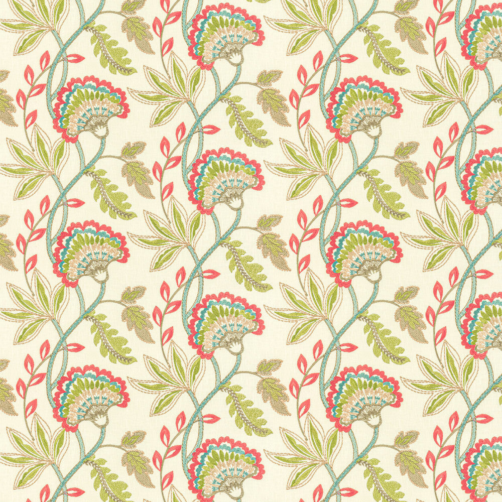 Roost 1 Strawberry by Stout Designer Fabric COMFORTABLE LIVING PETAL/PUNCH 100%POL %CEMB INDIA WYZENBEEK 40 000 DOUBLE RUB WEAR TEST (HEAVY DUTY) FLAME RETARDANT-U.F.A.C. CLASS 1 CATB 117-2013 Horizontal: 17 and Vertical: 9 51 in - Swanky Fabrics -