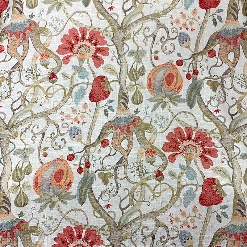 Rooted Sunset by Magnolia Designer Fabric - 55% Linen, 45 % Viscose Korea 12000 Horizontal: 26.75 and Vertical: 25.25 54.5 - Swanky Fabrics -