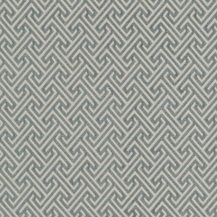 Roxpoint 1 Slate by Stout Designer Fabric RAINBOW LIBRARY HAZE/SKY 54%SVI 30%POL 16%COT INDIA Horizontal: 1.500 and Vertical: 1.750 54 in - Swanky Fabrics -