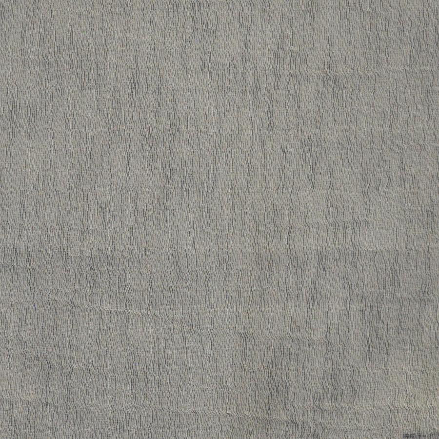 Roderigo # 649 Grey by Maxwell Designer Fabric Sheer Textures 100% POLYESTER TURKEY 114" - Swanky Fabrics -