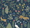 Rifle Paper Co. Wallpaper Menagerie Navy