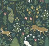 Rifle Paper Co. Wallpaper Menagerie Emerald