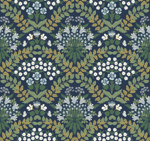 Rifle Paper Co. Wallpaper Bramble Navy & Green