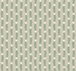 Rifle Paper Co. Wallpaper Eden Beige & Green
