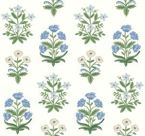 Rifle Paper Co. Wallpaper Mughal Rose White & Purple