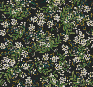 Rifle Paper Co. Wallpaper Cornflower Black & Green
