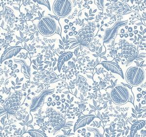 Rifle Paper Co. Wallpaper Pomegranate White & Blue