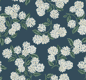 Rifle Paper Co. Wallpaper Hydrangea Blue