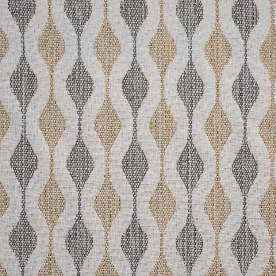 Royal Roads # 726 Charm by Maxwell Designer Fabric Performance Wovens-Vol. Vii Gold Rush 72% UV POLYESTER
28% UV OLEFIN USA V-4.9" H-3.2" 56" - Swanky Fabrics -