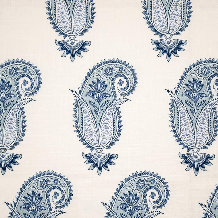 Regalia # 111 Wedgewood by Maxwell Designer Fabric Color Theory-Vol. Ix Pacific 100% COTTON SPAIN V-24" H-6.8" 54" - Swanky Fabrics -