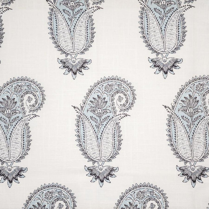 Regalia # 151 Water by Maxwell Designer Fabric Color Theory-Vol. Ix Pacific 100% COTTON SPAIN V-24" H-6.8" 54" - Swanky Fabrics -