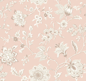 York Wallcoverings Wallpaper Sutton Blush
