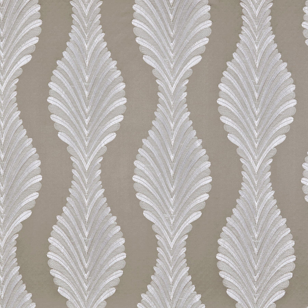Rubio 3 Sandstone by Marcus William Designer Fabric KAI/MARCUS WILLIAM METALLAH 46%POL 42%COT 12%SVI INDIA Horizontal: 17 and Vertical: 15.375 50.75 in - Swanky Fabrics -