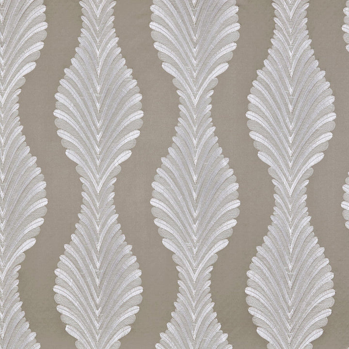 Rubio 3 Sandstone by Marcus William Designer Fabric KAI/MARCUS WILLIAM METALLAH 46%POL 42%COT 12%SVI INDIA Horizontal: 17 and Vertical: 15.375 50.75 in - Swanky Fabrics -