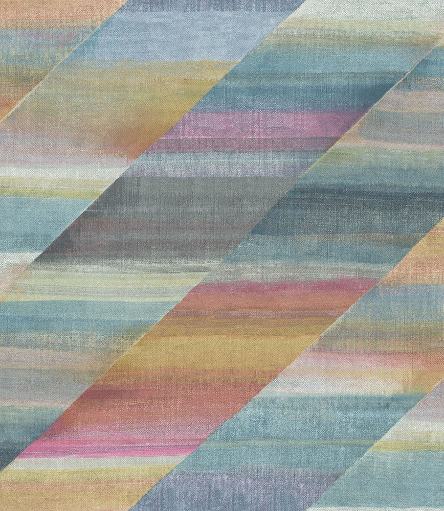Rainbow Diagonals Aged Wine and Antique Gold RY30313 by Seabrook Designs Designer Wallpaper