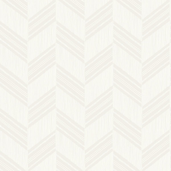 Boho Chevron Stripe Gray Mist and Ivory RY30400 by Seabrook Designs Designer Wallpaper