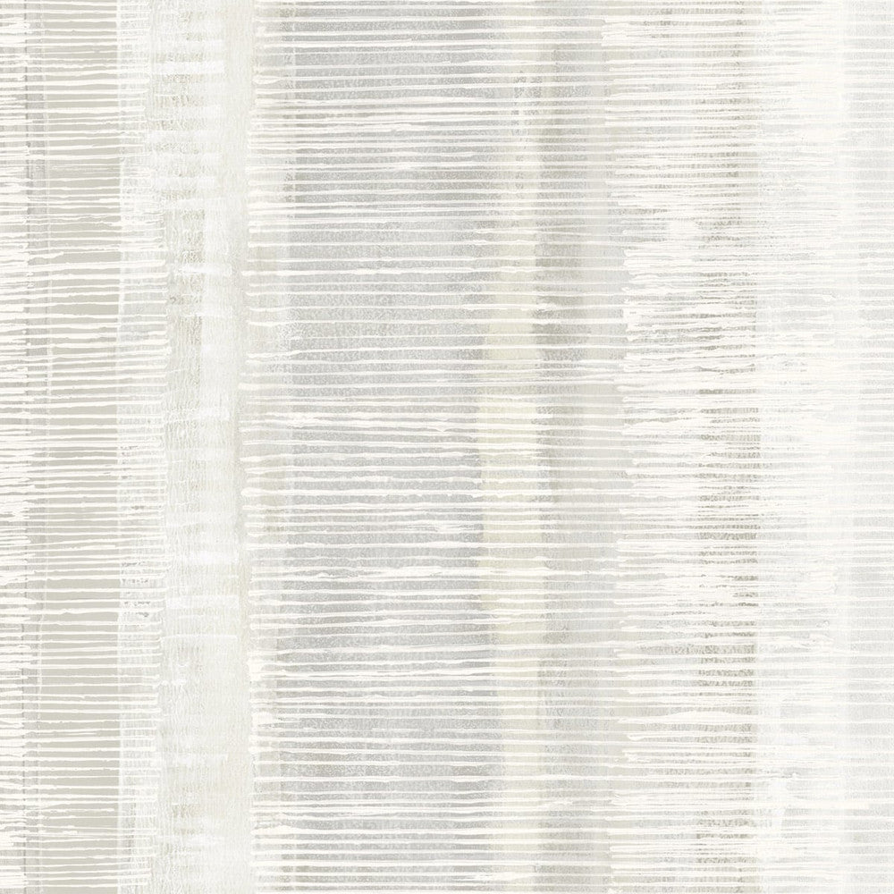 Tikki Natural Ombre Gray Mist and Ivory RY31000 by Seabrook Designs Designer Wallpaper