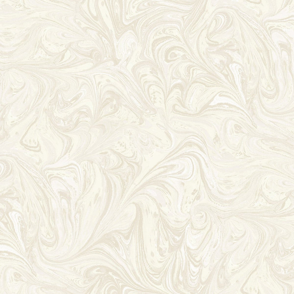 Sierra Marble Cream and Ivory RY31103 by Seabrook Designs Designer Wallpaper