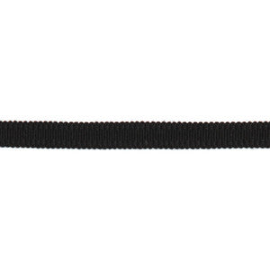 Europatex Fabric Versailles 9/16" Raised Edge Gimp Black