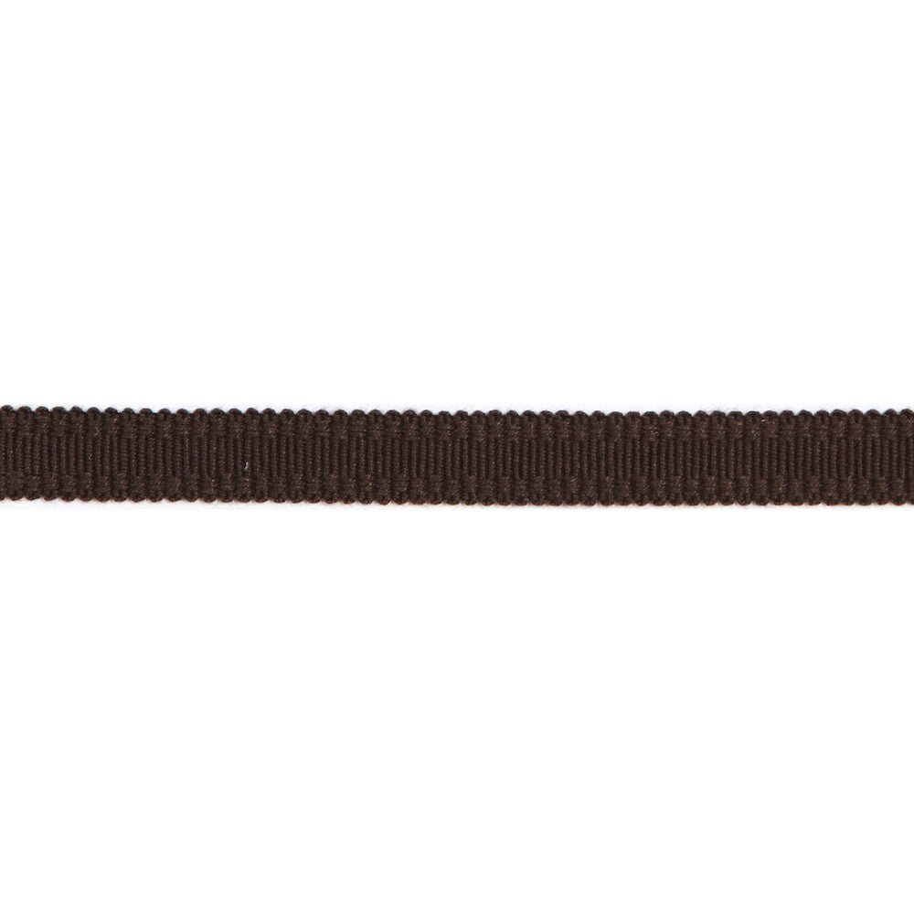 Versailles 9/16" Raised Edge Gimp Chocolate by Europatex Designer Fabric Versailles 100% Rayon 0.56 inches - Swanky Fabrics -