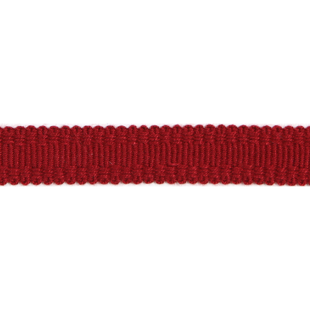 Versailles 9/16" Raised Edge Gimp Dark Cherry by Europatex Designer Fabric Versailles 100% Rayon 0.56 inches - Swanky Fabrics -