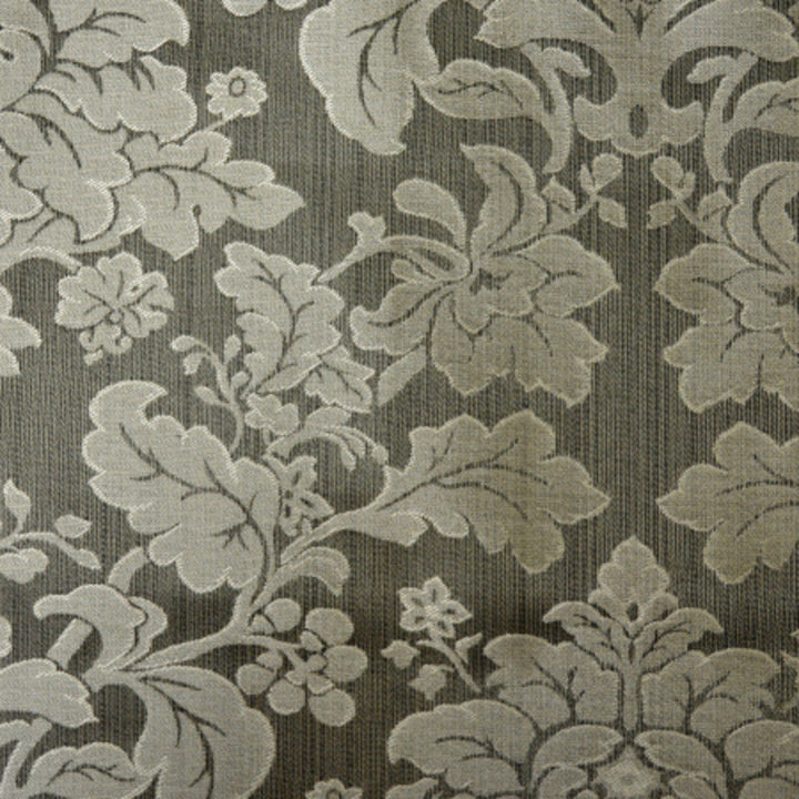 Renaissance B Black & White by Europatex Designer Fabric Renaissance 100% Polyester 15.19" H, 15.33" V 57.00 inches - Swanky Fabrics -