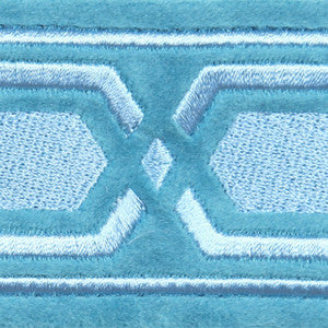 Europatex Fabric Roman Key Aqua