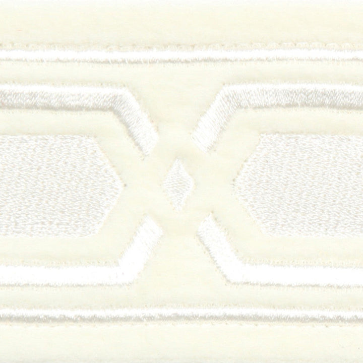 Roman Key Ivory by Europatex Designer Fabric Roman Key 100 % Polyester 2.00" 2.00 inches - Swanky Fabrics -