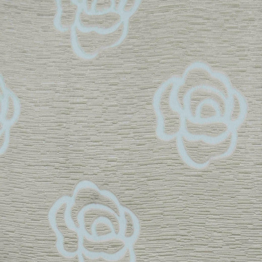 Rose (XL3166) Cream by Europatex Designer Fabric Rose Collection 100% Polyester China See Sample Horizontal: N/A and Vertical: N/A 110.00 inches  - Swanky Fabrics -