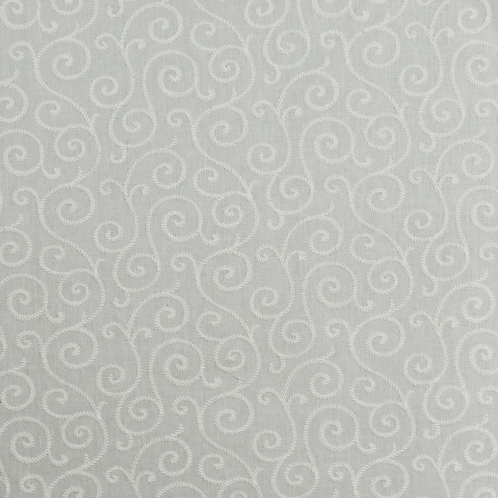 S1833 Off White by Greenhouse Designer Fabric 70% Polyester, 30% Cotton With 100% Viscose Embroidery India 9,000 double rubs </p><p>Repeat: 13.5" H, 6" V 54" - Swanky Fabrics -