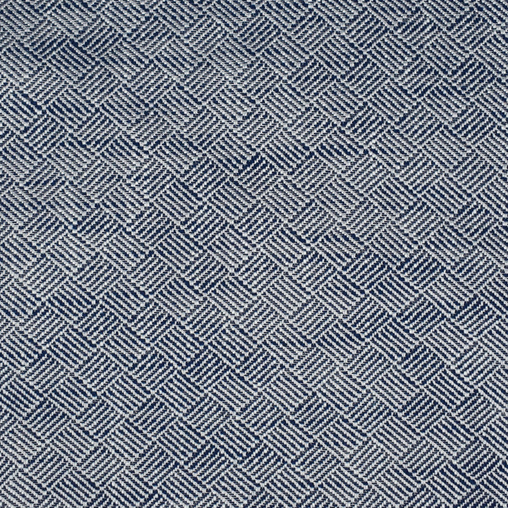 S2196 Indigo by Greenhouse Designer Fabric 95.05% Polyester (Uv), 4.95% Olefin (Uv) USA 60,000 </p><p>Repeat: 1.125" H, 1" V 55" - Swanky Fabrics -