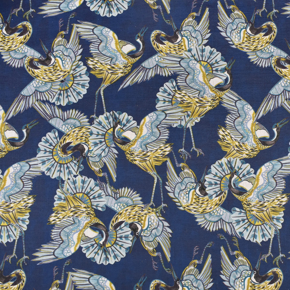 S2362 Indigo by Greenhouse Designer Fabric 92% Polyester, 8% Linen China 100,000 double rubs </p><p>Repeat: None 54" - Swanky Fabrics -