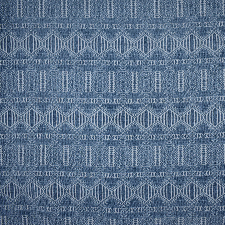 S2496 Indigo by Greenhouse Designer Fabric 60% Cotton, 40% Polyester China 39,000 double rubs </p><p>Repeat: 3.375" H, 11" V 54" - Swanky Fabrics -