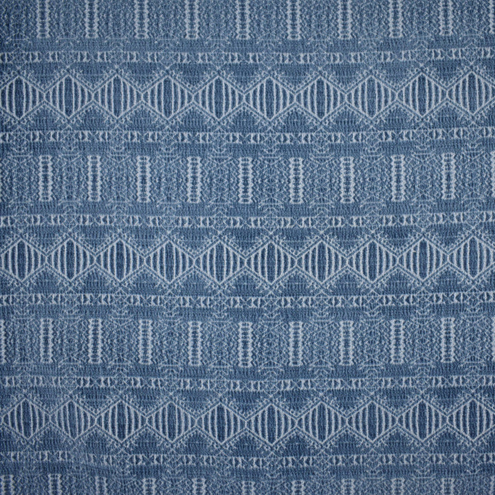 S2496 Indigo by Greenhouse Designer Fabric 60% Cotton, 40% Polyester CHINA 39,000 </p><p>Repeat: 3.375" H, 11" V 54" - Swanky Fabrics -