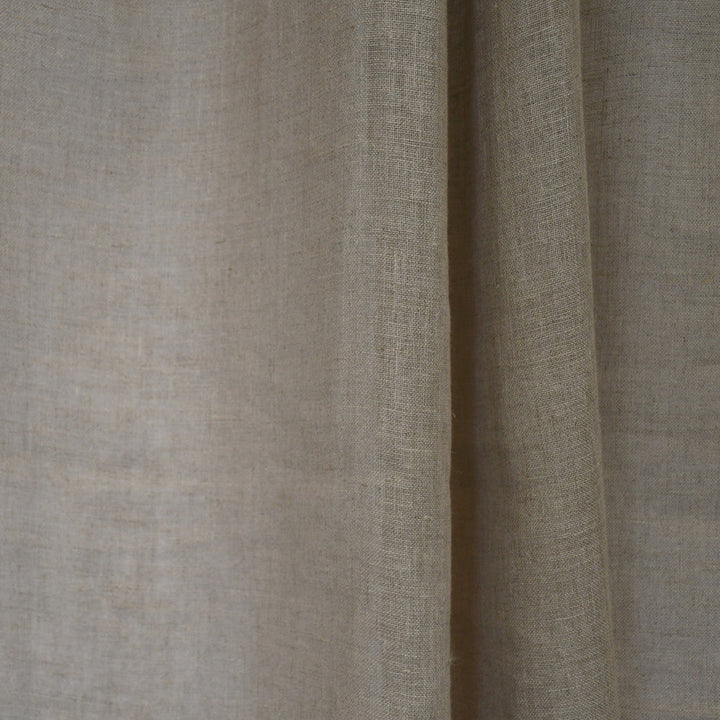 S2632 Natural by Greenhouse Designer Fabric 100% Linen INDIA Drapery </p><p>Repeat: None 54" - Swanky Fabrics -