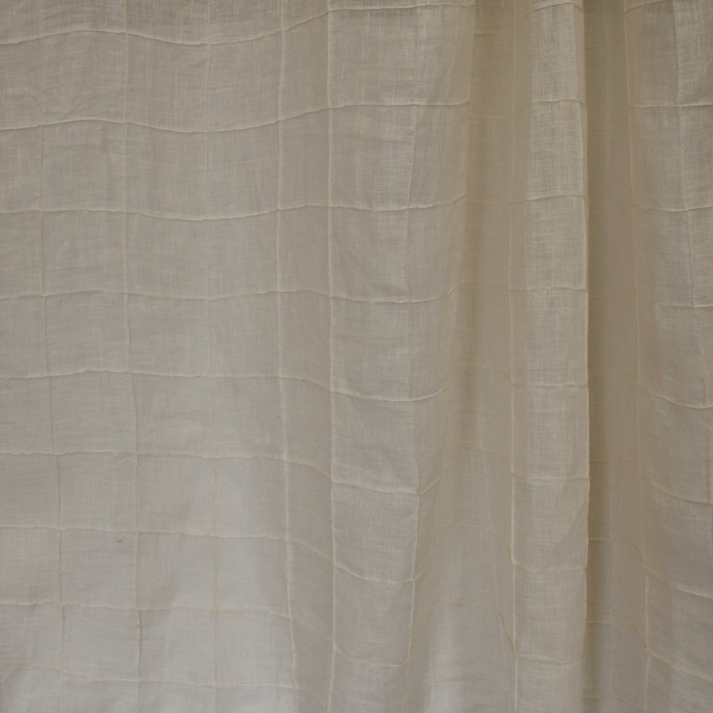 S2633 Tumbleweed by Greenhouse Designer Fabric 100% Linen With 100% Polyester Embroidery INDIA Drapery </p><p>Repeat: 3" H, 3" V 53" - Swanky Fabrics -
