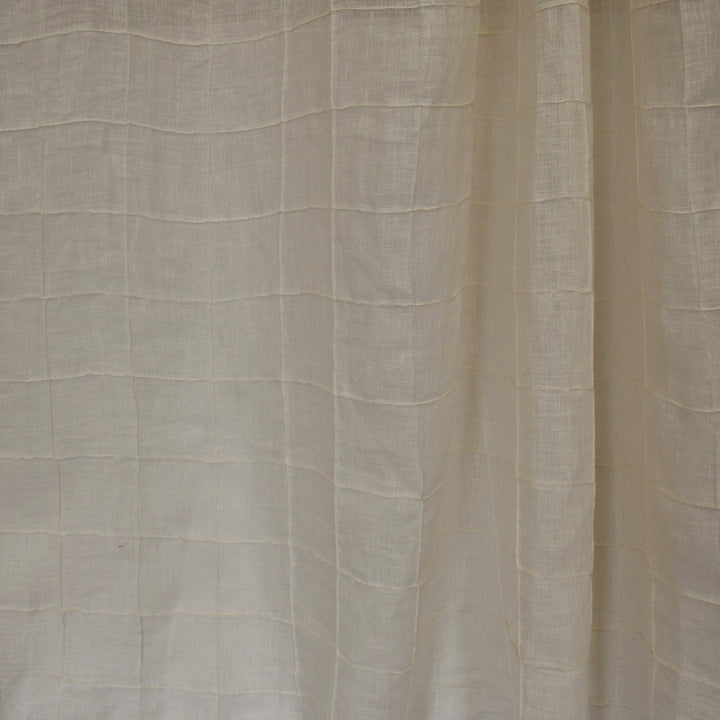 S2633 Tumbleweed by Greenhouse Designer Fabric 100% Linen With 100% Polyester Embroidery INDIA Drapery </p><p>Repeat: 3" H, 3" V 53" - Swanky Fabrics -
