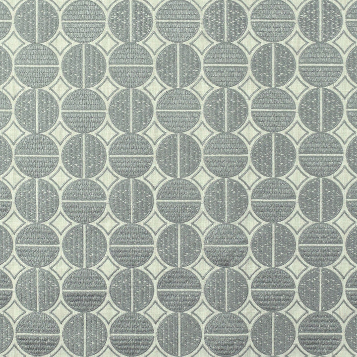 S2642 Pewter by Greenhouse Designer Fabric S34: Statement Embroideries 100% Polyester With 100% Viscose Embroidery India 9,000 double rubs </p><p>Repeat: 6.5" H, 6.5" V 52" - Swanky Fabrics -