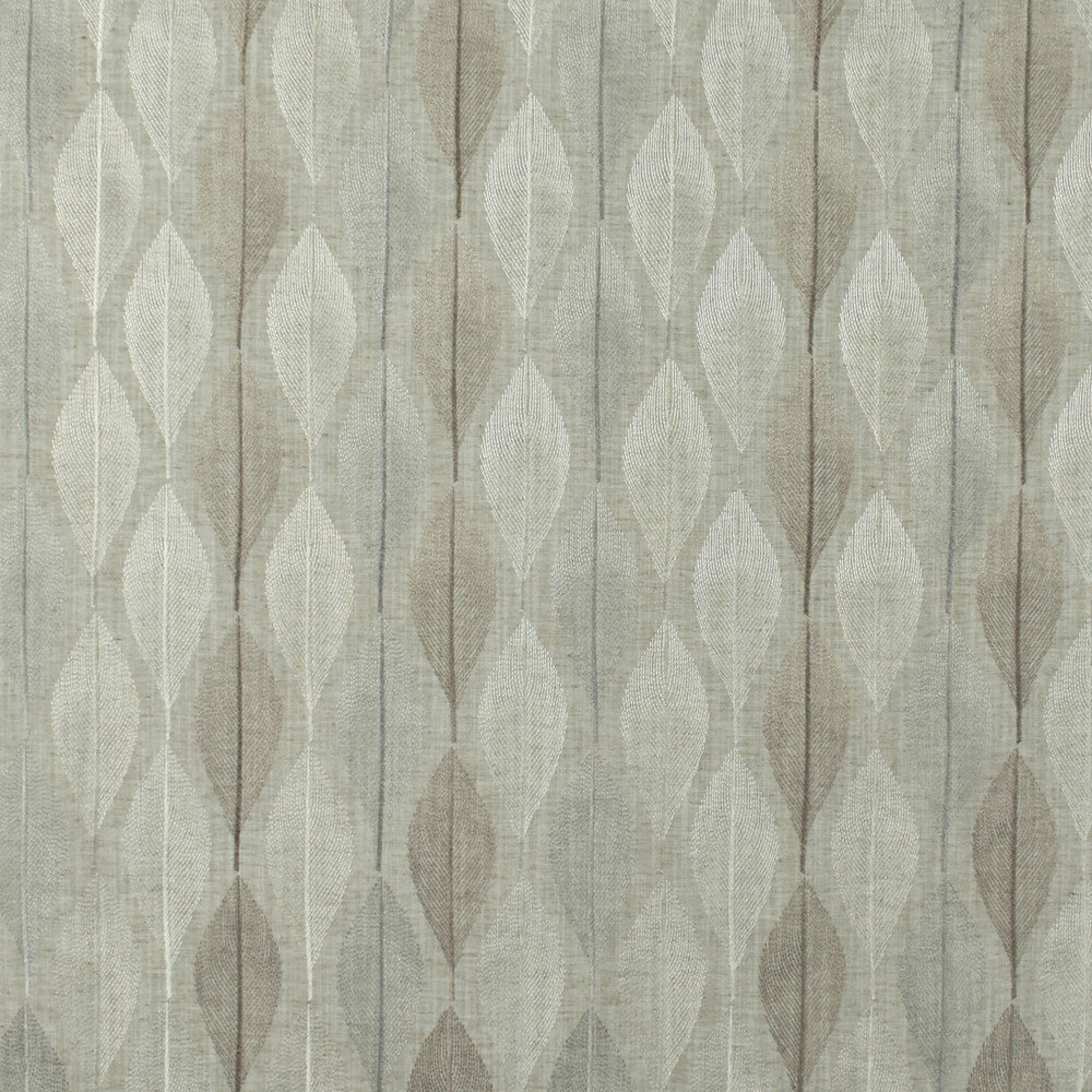 S2667 Pearl Grey by Greenhouse Designer Fabric S34: Statement Embroideries 83% Polyester, 11% Cotton, 6% Linen With 100% Viscose Embroidery India 9,000 double rubs </p><p>Repeat: 13.75" H, 6.25" V 52" - Swanky Fabrics -