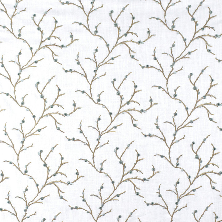 S2668 Sky by Greenhouse Designer Fabric 100% Polyester With 100% Viscose Embroidery India 9,000 double rubs </p><p>Repeat: 10.5" H, 9.5" V 52" - Swanky Fabrics -